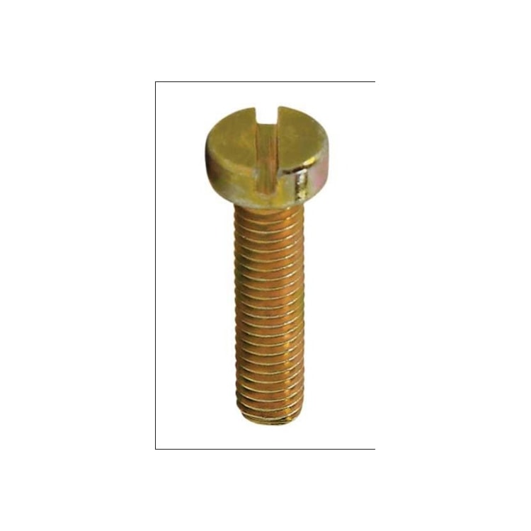 Parafuso Rosca Maquina Cabeça Cilindrica c/Fenda 80 x 35 Bicromatizado (1 Peça) - BELENUS-RMCL5X35BC