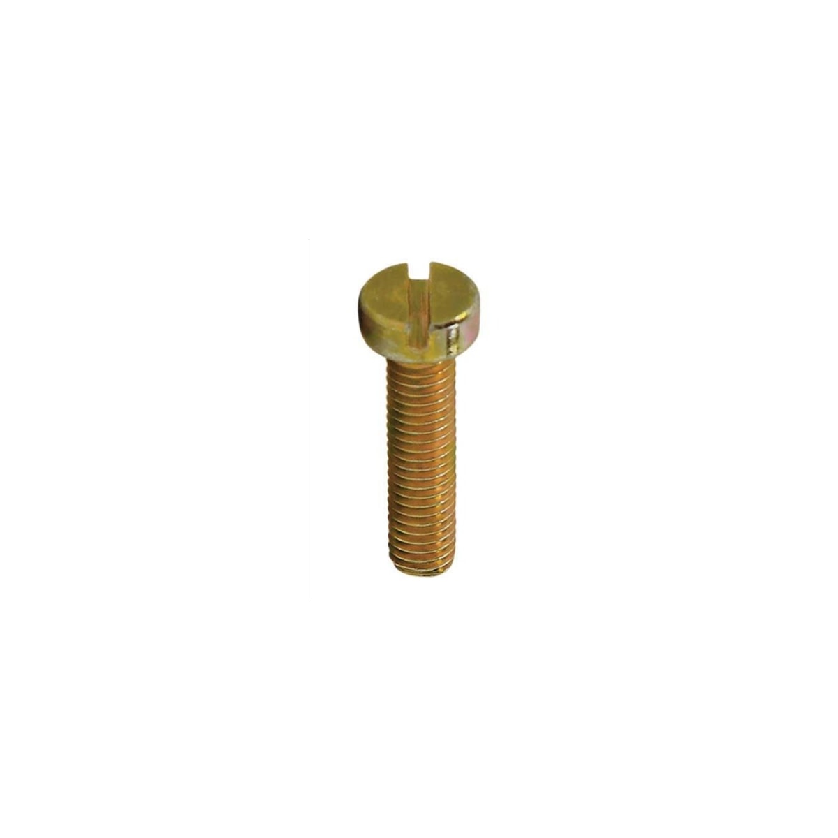 Parafuso Rosca Maquina Cabeça Cilindrica c/Fenda 80 x 6 Bicromatizado (1 Peça) - BELENUS-RMCL5X6BC