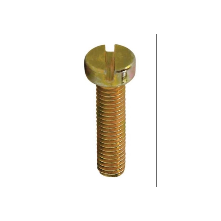 Parafuso Rosca Maquina Cabeça Cilindrica c/Fenda 80 x 8 Bicromatizado (1 Peça) - BELENUS-RMCL5X8BC