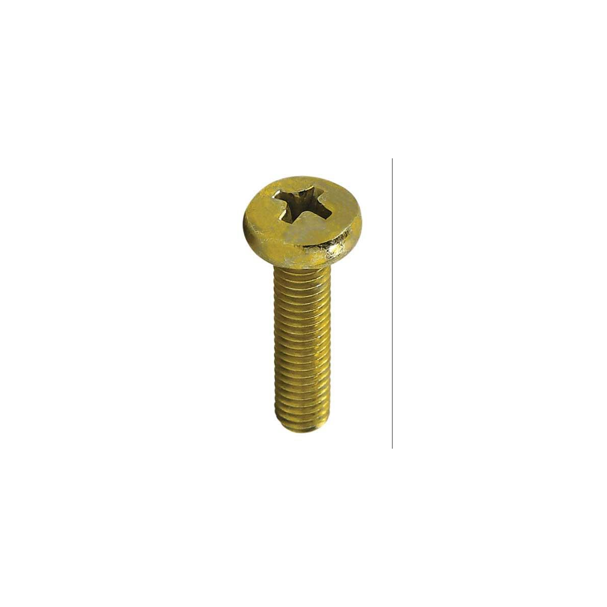 Parafuso Rosca Máquina Cabeça Panela Fenda Phillips 4 x 35 Bicromatizado (1 Peça) - BELENUS-RMPNPH4X35BC
