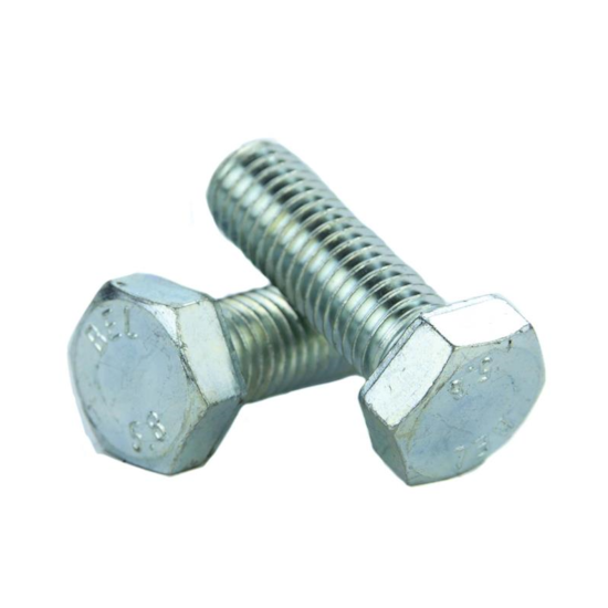 Parafuso Sextavado Rosca Inteira M10-1.50 X 90 (1 Peça) - Aço Carbono Zincado Branco Classe 5.8 - BELENUS - SXRI10X90ZI