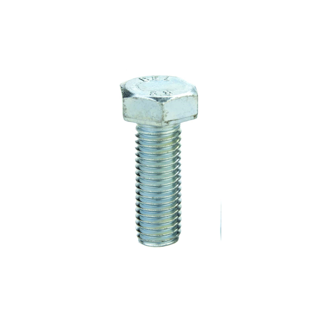 Parafuso Sextavado Rosca Inteira M12-1.75 X 60 -Aço Carbono Zincado Branco Classe 5.8 (1 Peça) - BELENUS - SXRI12X60ZI