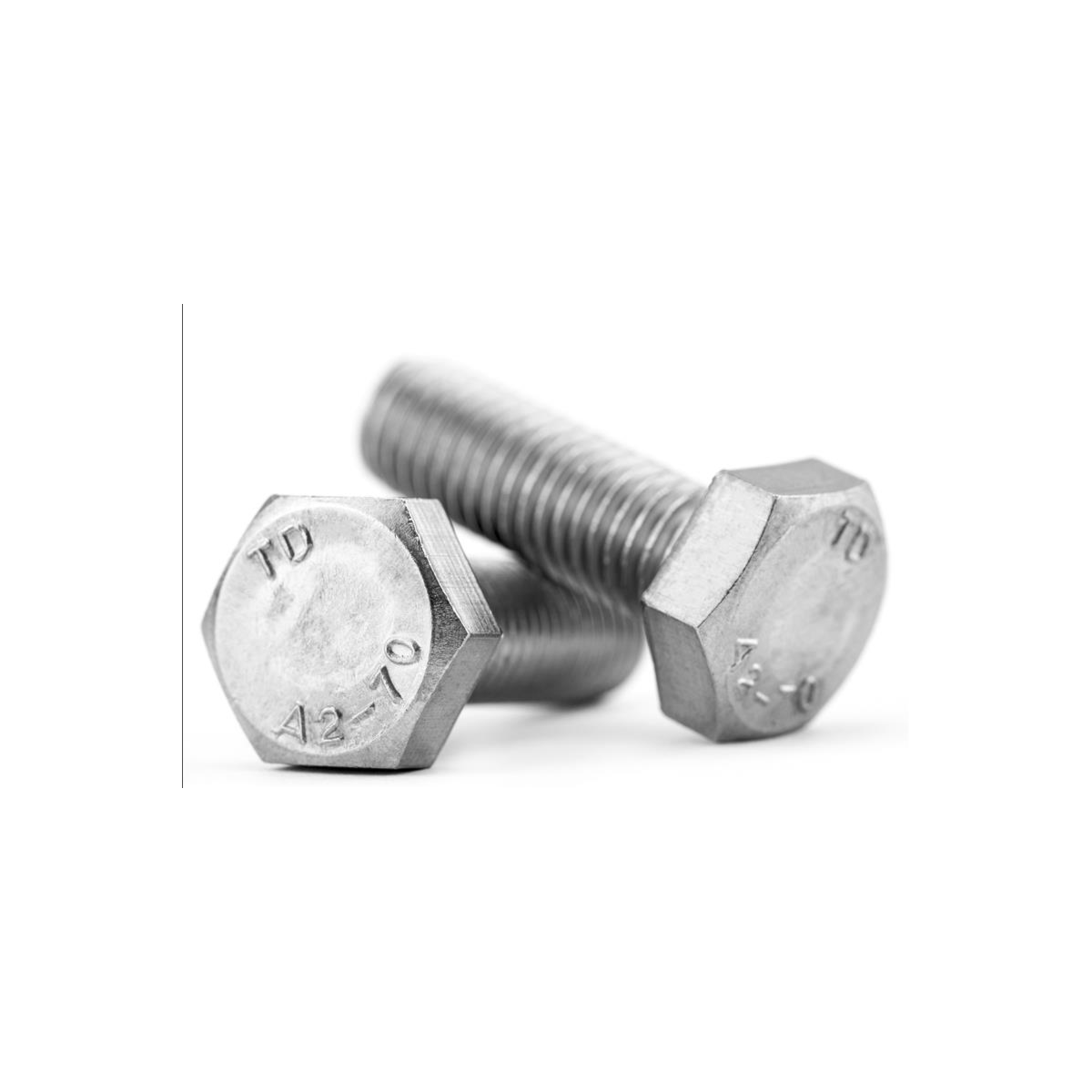 Parafuso Sextavado Rosca Inteira MA 12 x 50mm Aço A2 (1 Peça) - BELENUS-SXRI12X50A2