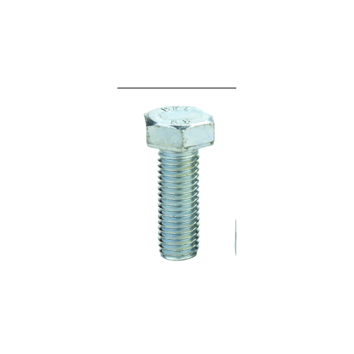 Parafuso Sextavado Rosca Inteira MA 6 x 16 Aço Classe 5.8 (1 Peça) - BELENUS - SXRI6X16ZI