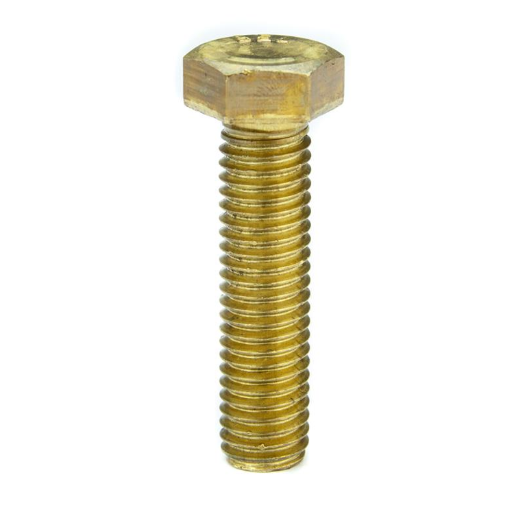 Parafuso Sextavado Rosca Inteira NC 1/2 x 1.1/2 Latão (1 Peça) - BELENUS-SXRI1/2X1-1/2WLA