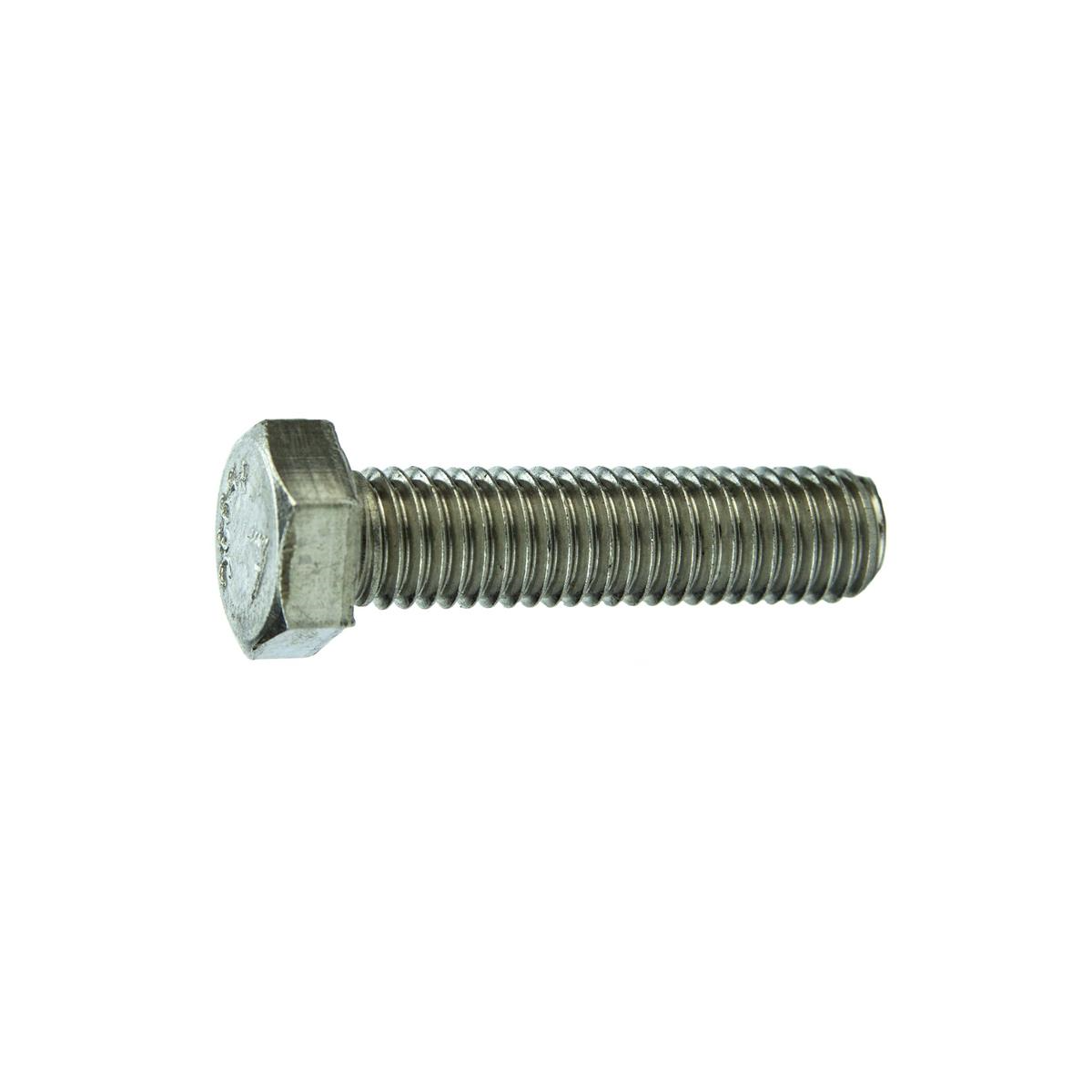 Parafuso Sextavado Rosca Inteira NC 1/2 X 2" Aço Inox 304 Passivado (1 Peça) - BELENUS