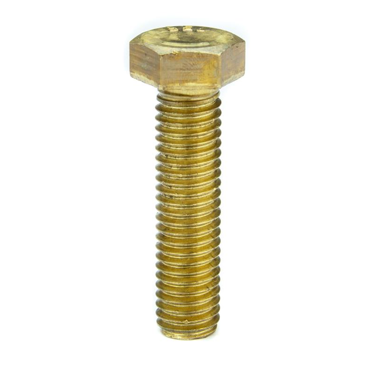 Parafuso Sextavado Rosca Inteira NC 1/2 x 2 Latão (1 Peça) - BELENUS-SXRI1/2X2NCLA