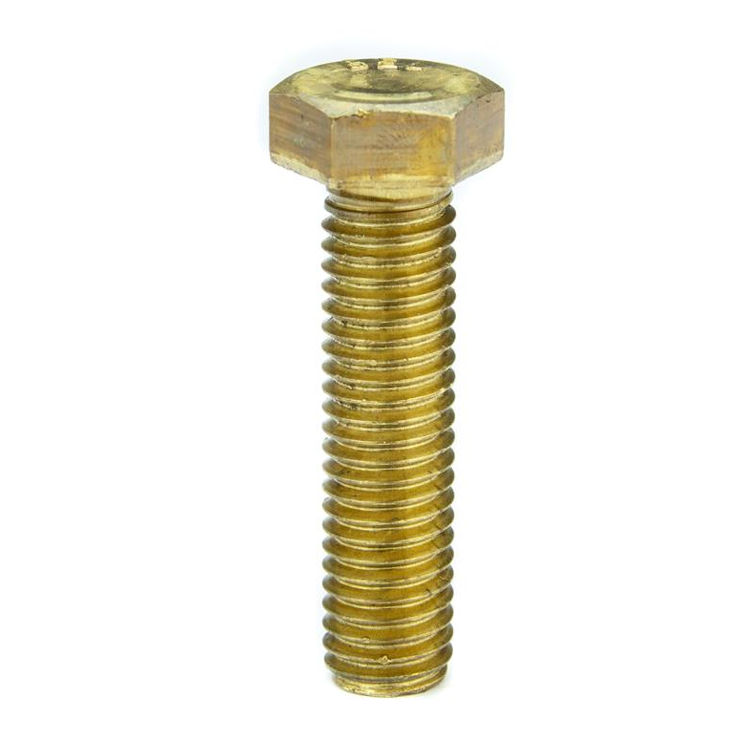 Parafuso Sextavado Rosca Inteira NC 1/2 x 3 Latão (1 Peça) - BELENUS-SXRI1/2X3NCLA