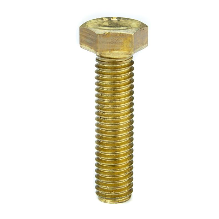Parafuso Sextavado Rosca Inteira NC 1/4 x 1/2 Latão (1 Peça) - BELENUS-SXRI1/4X1/2LA