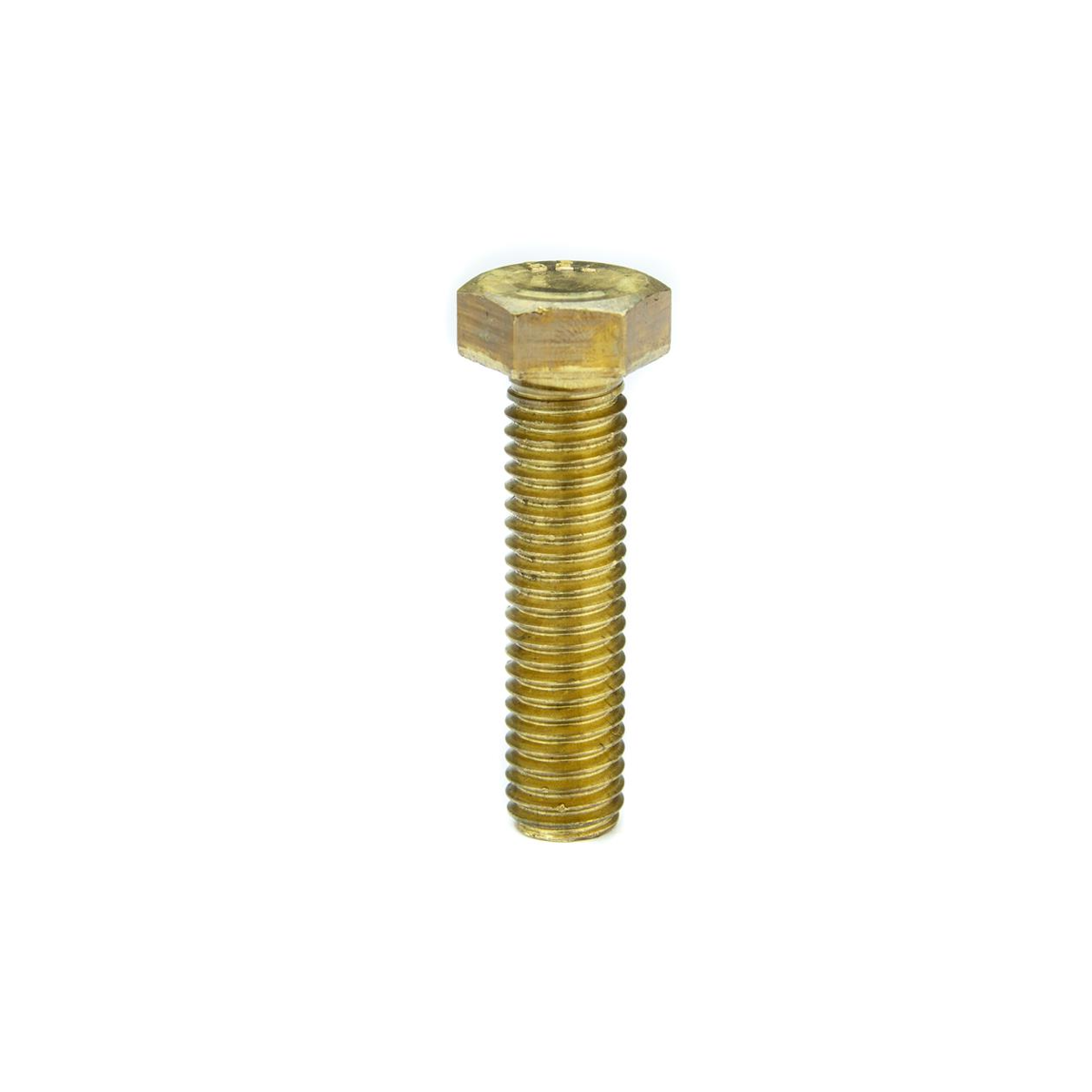 Parafuso Sextavado Rosca Inteira NC 1/4 x 3 Latão (1 Peça) - BELENUS-SXRI1/4X3LA