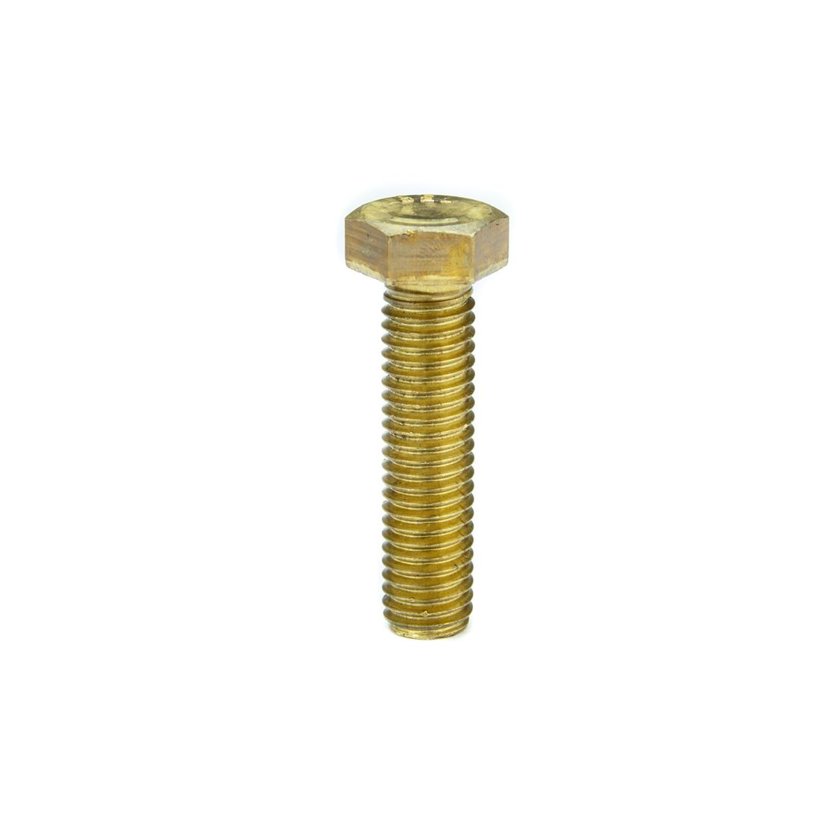 Parafuso Sextavado Rosca Inteira NC 1/4 x 7/8 Latão (1 Peça) - BELENUS-SXRI1/4X7/8LA