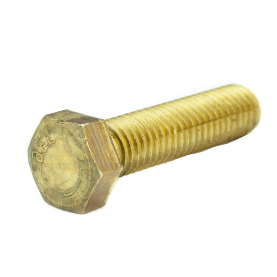 Parafuso Sextavado Rosca Inteira NC 3/16 x 1/2  Latão (1 Peça) - BELENUS-SXRI3/16X1/2LA