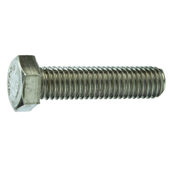 Parafuso Sextavado Rosca Inteira NC 3/16 x 1" Aço Inox 304 Passivado (1 Peça) - BELENUS-SXRI3/16X1A2