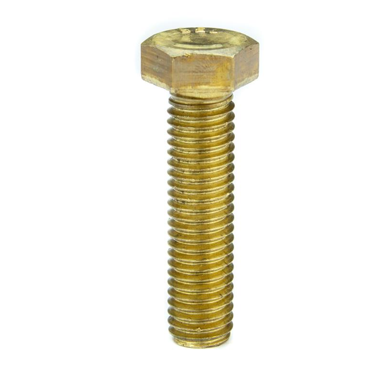 Parafuso Sextavado Rosca Inteira NC 3/8 x 3/4 Latão (1 Peça) - BELENUS-SXRI3/8X3/4LA