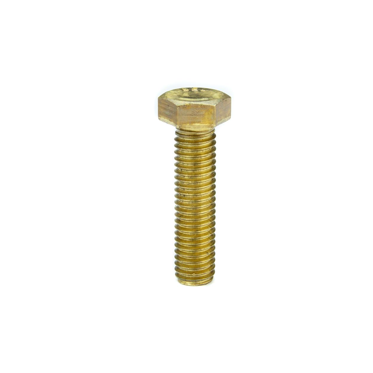 Parafuso Sextavado Rosca Inteira NC 3/8 x 7/8 Latão (1 Peça) - BELENUS-SXRI3/8X7/8LA