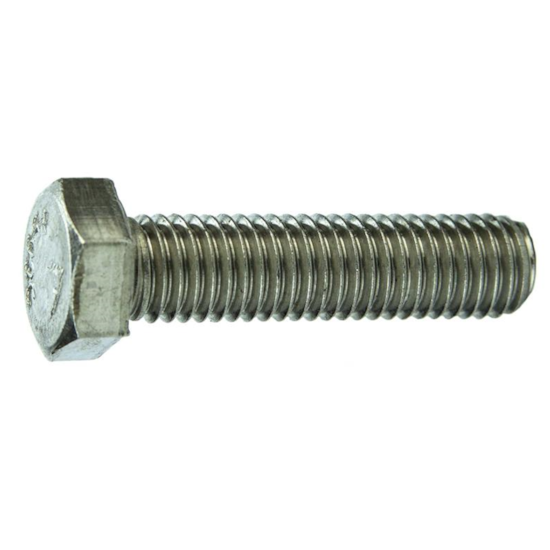 Parafuso Sextavado Rosca Inteira NC 5/16 x 2.3/4" Aço Inox 304 Passivado (1 Peça) - BELENUS-SXRI5/16X2-3/4A2