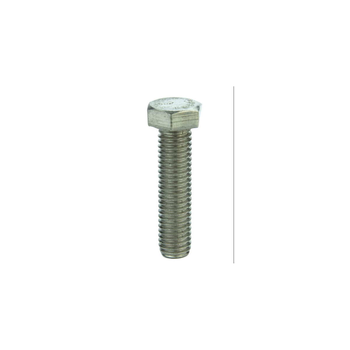 Parafuso Sextavado Rosca Inteira NC 5/16 x 5" Aço Inox 304 Passivado (1 Peça) - BELENUS-SXRI5/16X5A2