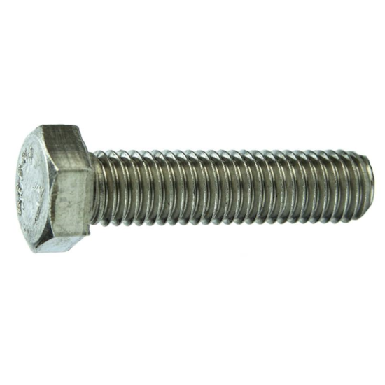 Parafuso Sextavado Rosca Inteira NC 7/16 x 2.1/2" Aço Inox 304 Passivado (1 Peça) - BELENUS-SXRI7/16X2-1/2A2