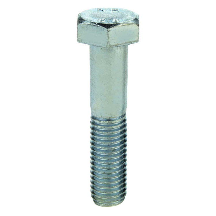 Parafuso Sextavado Rosca Parcial M10-1.50 X 100 (1 Peça) - Aço Carbono Zincado Branco Classe 5.8 - BELENUS - SXRP10X100ZI