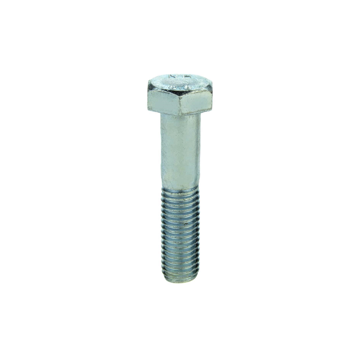 Parafuso Sextavado Rosca Parcial M8-1.25 X 60 (1 Peça) - Aço Carbono Zincado Branco Classe 5.8 - BELENUS - SXRP8X60ZI