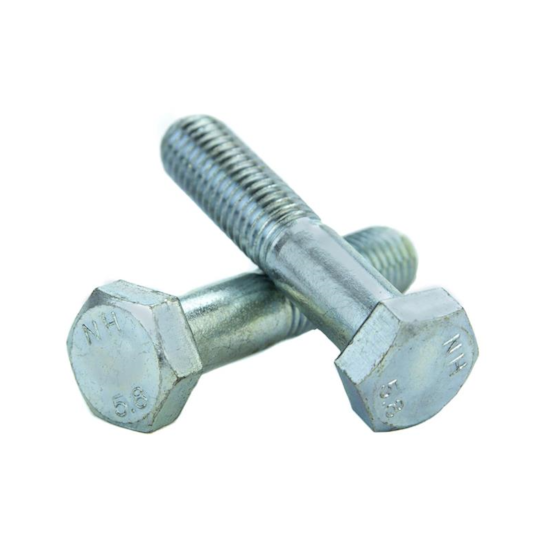 Parafuso Sextavado Rosca Parcial M8-1.25 X 60 (1 Peça) - Aço Carbono Zincado Branco Classe 5.8 - BELENUS - SXRP8X60ZI
