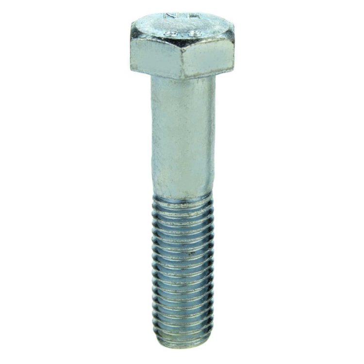 Parafuso Sextavado Rosca Parcial M8-1.25 X 70 (1 Peça) - Aço Carbono Zincado Branco Classe 5.8 - BELENUS - SXRP8X70ZI