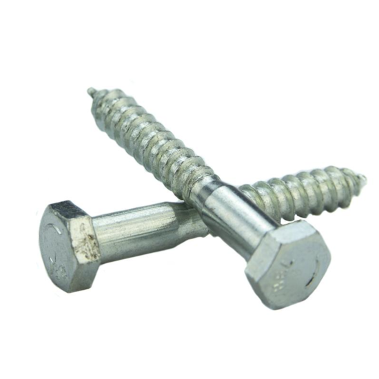 Parafuso Sextavado Rosca Soberba (1 Peça) - 1/4 X 30 - Aço Carbono Zincado Branco Classe 5.8 - BELENUS - SXRS1/4X30ZI