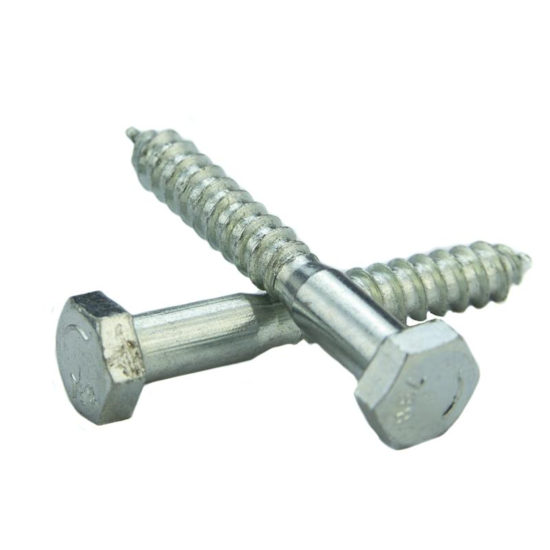 Parafuso Sextavado Rosca Soberba (1 Peça) - 1/4 X 40 - Aço Carbono Zincado Branco Classe 5.8 - BELENUS -  SXRS1/4X40ZI