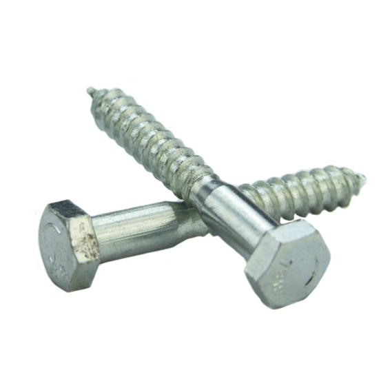 Parafuso Sextavado Rosca Soberba (1 Peça) - 1/4 X 70 - Aço Carbono Zincado Branco Classe 5.8 - BELENUS - SXRS1/4X70ZI