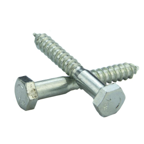 Parafuso Sextavado Rosca Soberba (1 Peça) - 1/4 X 90 - aço Carbono Zincado Branco Classe 5.8 - BELENUS - SXRS1/4X90ZI
