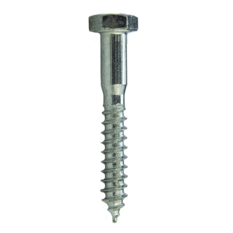 Parafuso Sextavado Rosca Soberba (1 Peça) - 3/16 X 40 - Aço Carbono Zincado Branco Classe 5.8 - BELENUS - SXRS3/16X40ZI