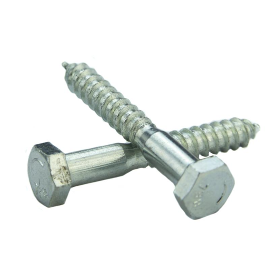 Parafuso Sextavado Rosca Soberba (1 Peça) - 5/16 X 45 - Aço Carbono Zincado Branco Classe 5.8 - BELENUS - SXRS5/16X45ZI