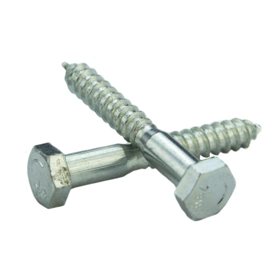 Parafuso Sextavado Rosca Soberba (1 Peça) - 5/16 X 50 - Aço Carbono Zincado Branco Classe 5.8 - BELENUS - SXRS5/16X50ZI