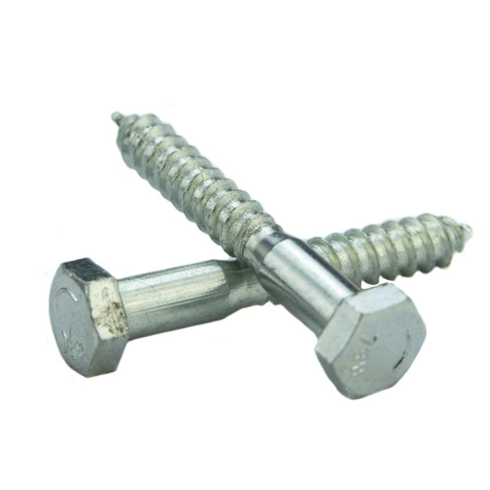 Parafuso Sextavado Rosca Soberba (1 Peça) - 5/16 X 80 - Aço Carbono Zincado Branco Classe 5.8 - BELENUS - SXRS5/16X80ZI