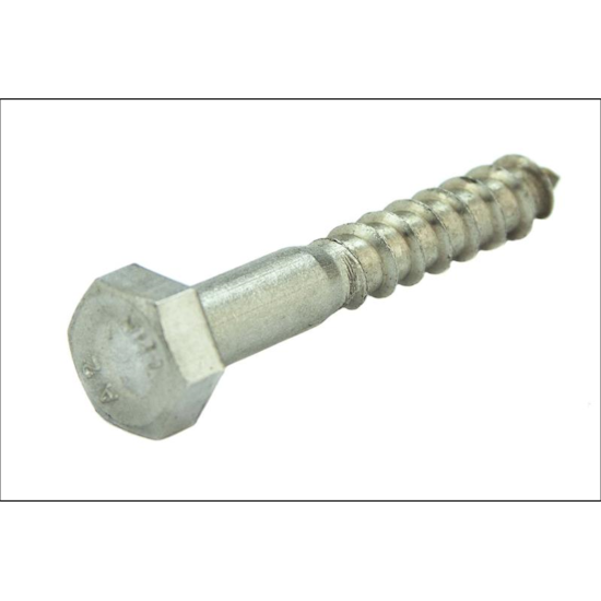 Parafuso sextavado Rosca Soberba M6 X 25 Aço Inox A2 Passivado (1 Peça) - BELENUS - SXRS6X25A2