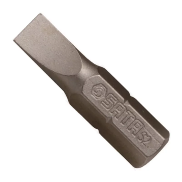 Ponta Bit Fenda (c/ 5pc) 1/4 x 25mm x 4mm - SATA - ST59213ST
