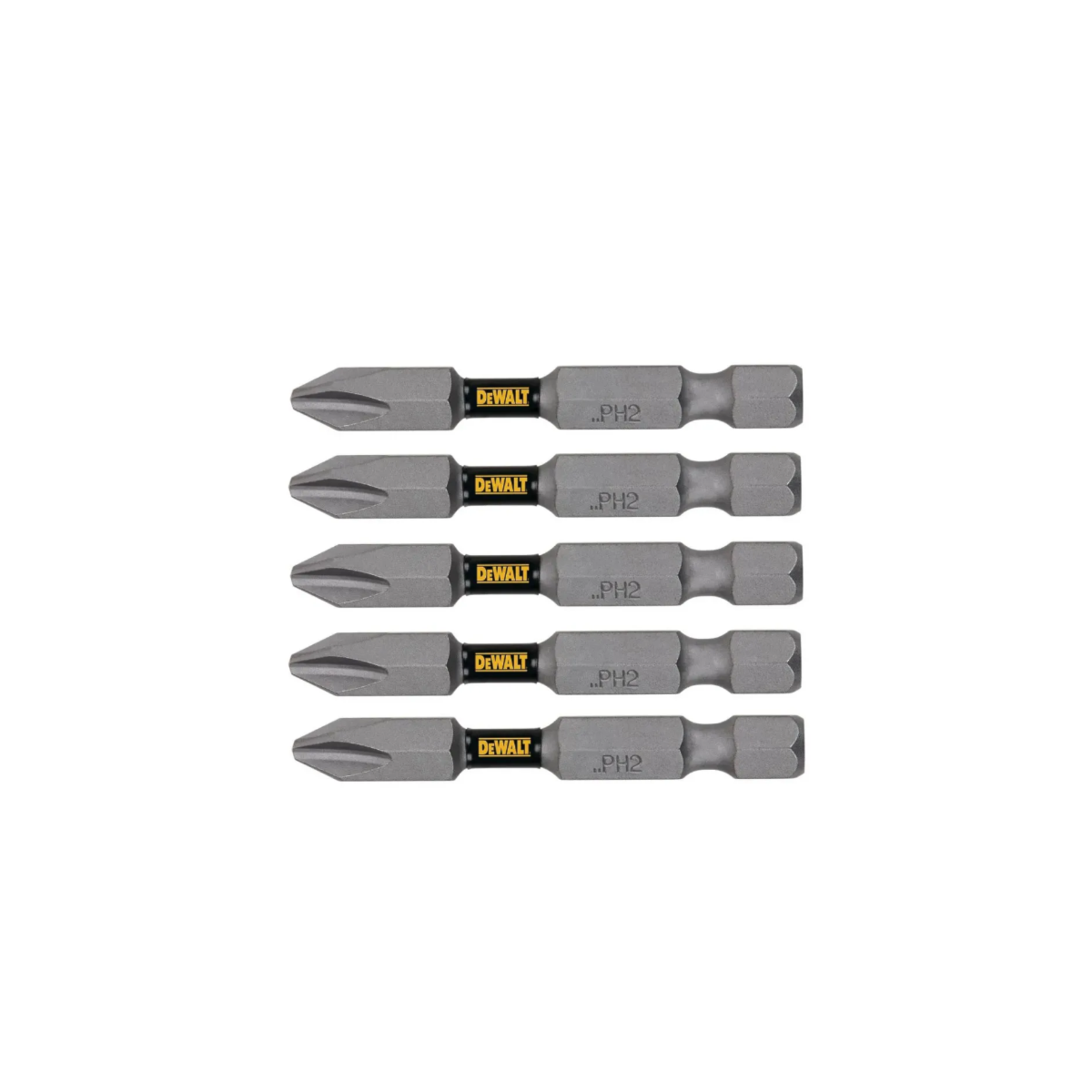 Ponta Bit Longa Maxfit PH2 50mm com 5 Peças- DEWALT-DWA2PH25