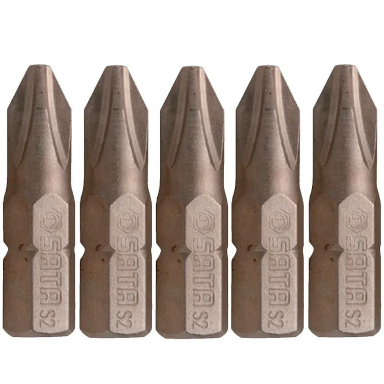 Ponta Bit Phillips (c/ 5pc) 1/4 x 25mm x n1 - SATA - ST59222ST