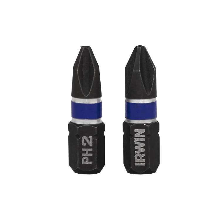 Pontas de Impacto Insert Bit para Parafusadeira PH2 com 2 Peças - IWIN-1928776