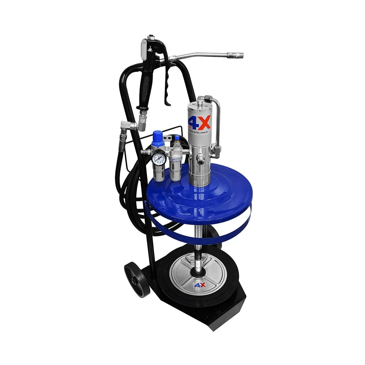 Propulsora Pneumática JHF 4X para Baldes de Graxa de 20KG - HYDRONLUBZ-8452