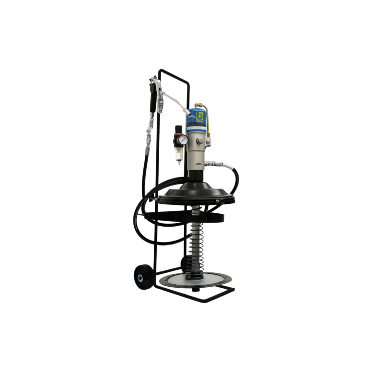 Propulsora Pneumática para Graxa 20 a 24Kg com Carrinho - BOZZA-11030-G4