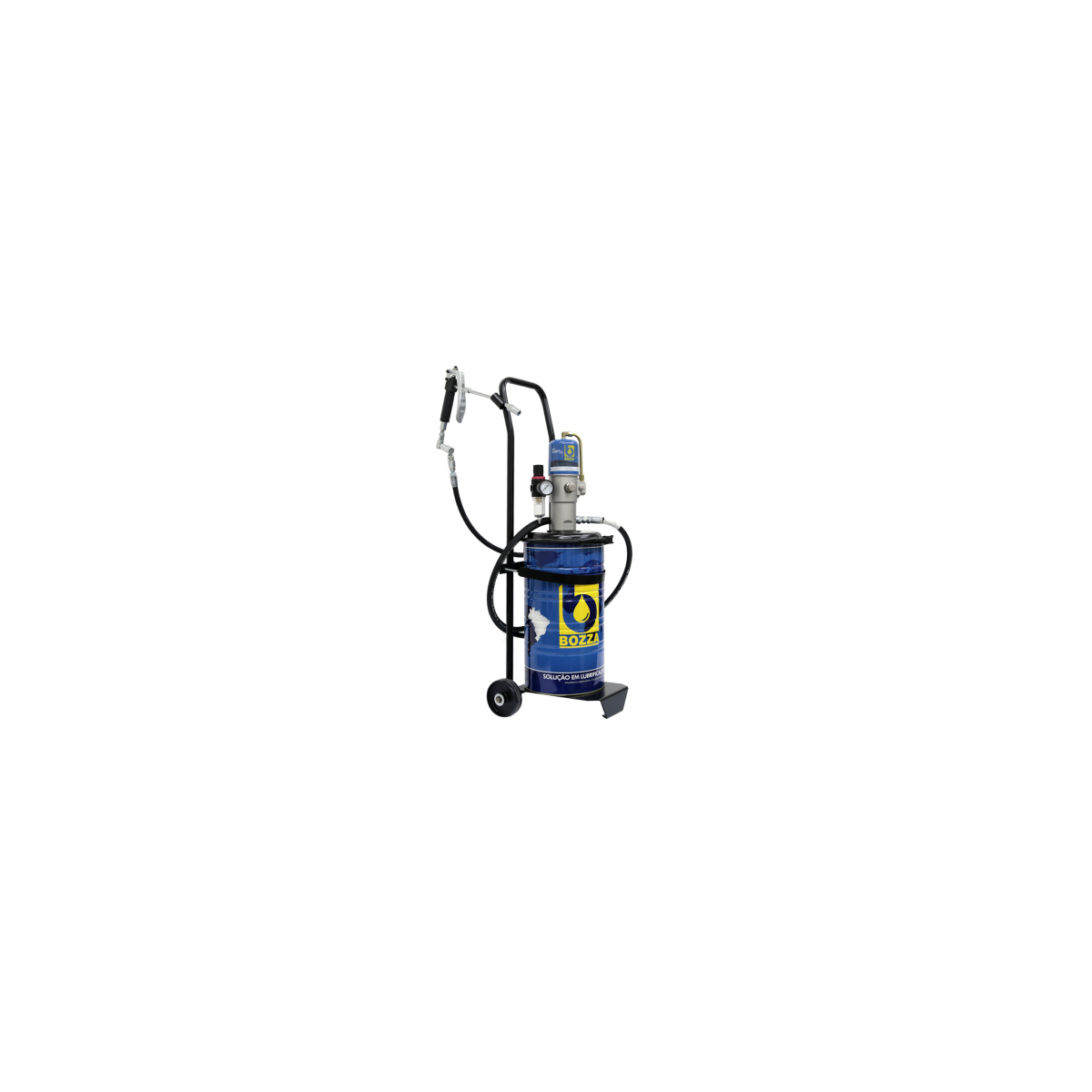 Propulsora Pneumática para Graxa com Reservatório de 15 kg - BOZZA-11015-G4
