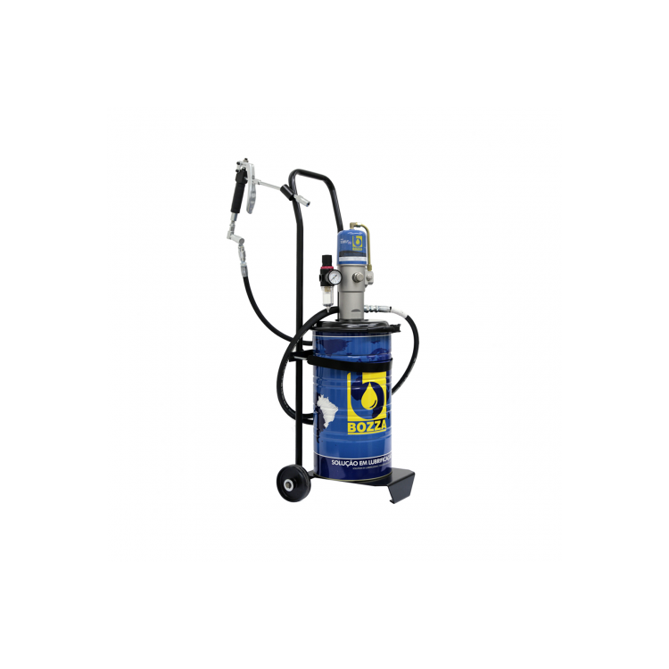 Propulsora Pneumática para Graxa com Reservatório de 15 kg - BOZZA-11015-G4
