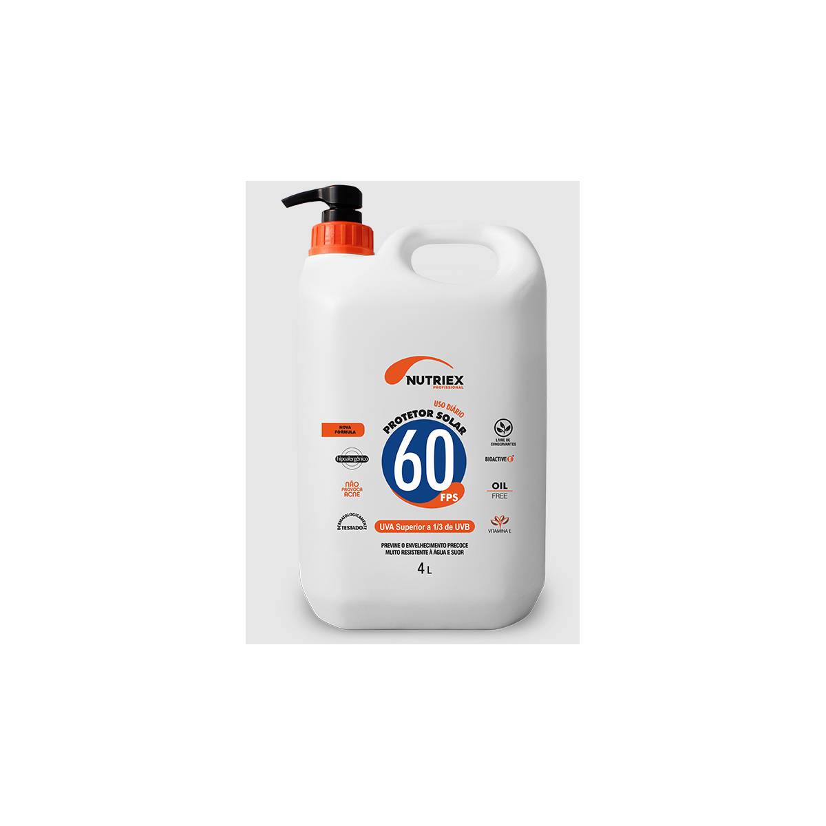 Protetor Solar Corporal FPS 60 4L - NUTRIEX - 61044