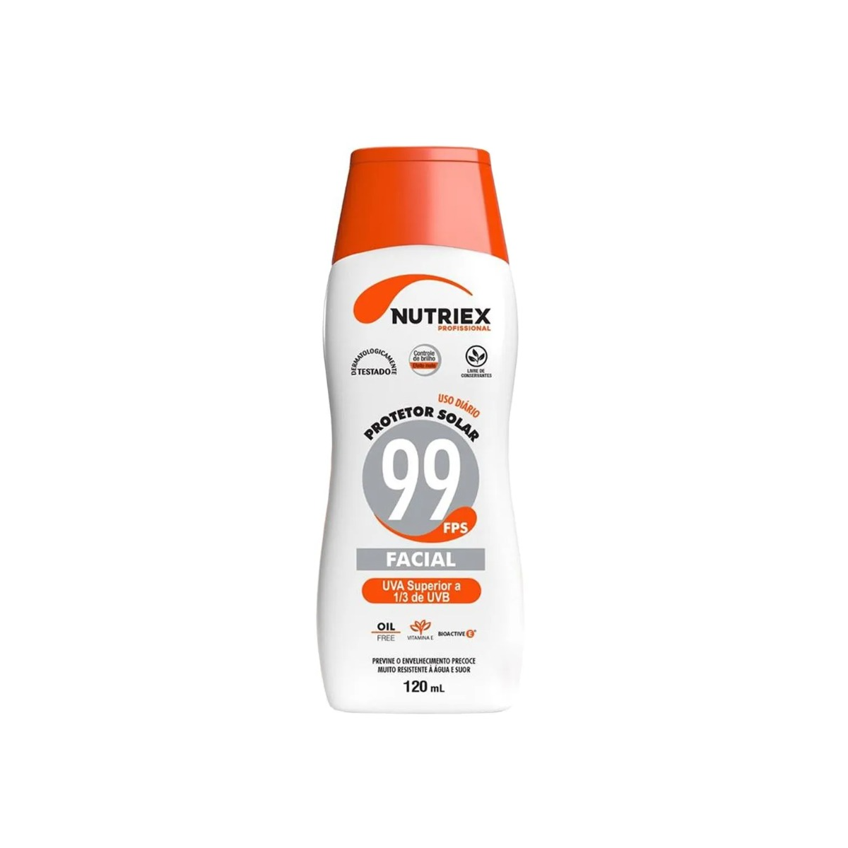 Protetor Solar Facial FPS 99 120ML - NUTRIEX - 9230293