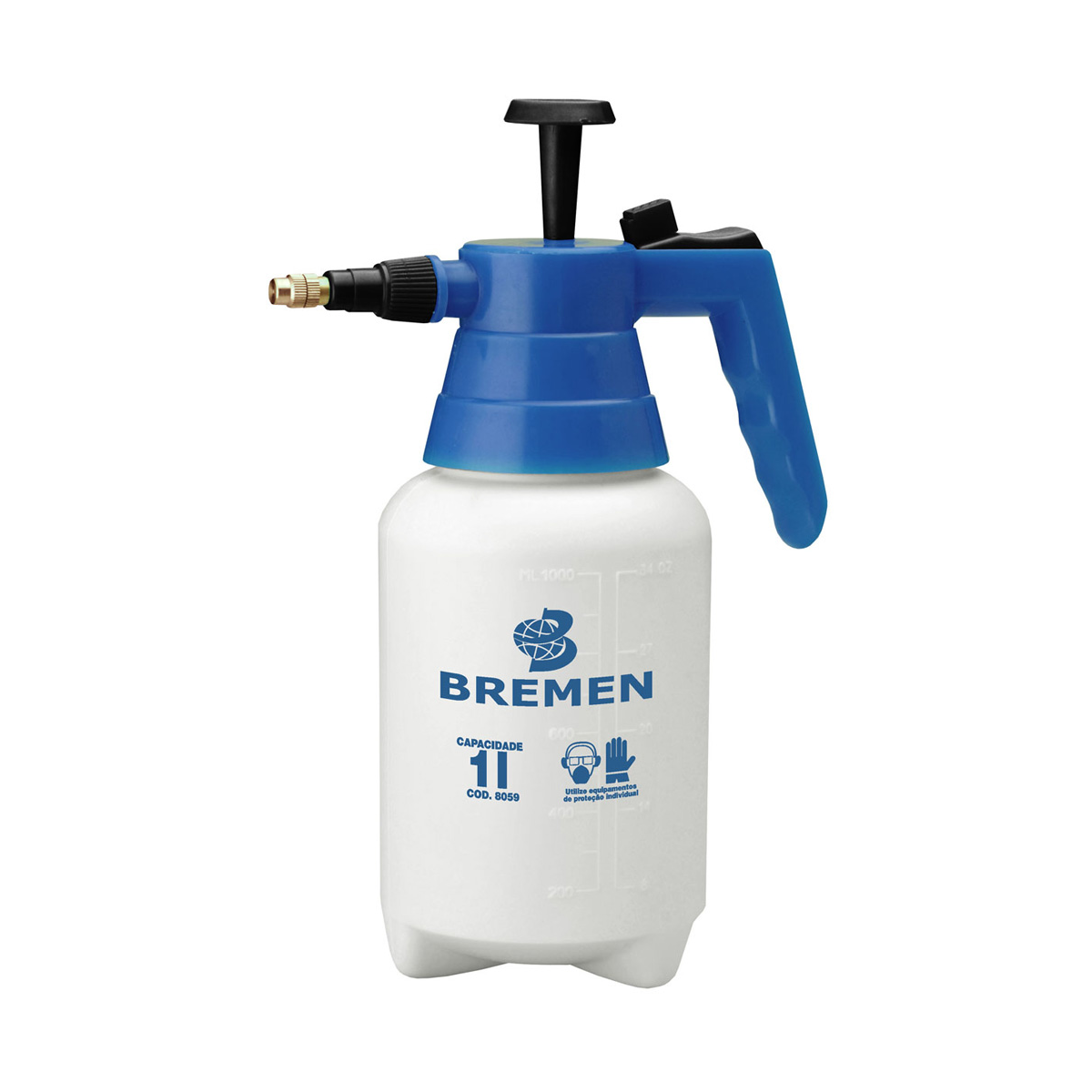 Pulverizador Manual 1L Com Compressão BREMEN-8059