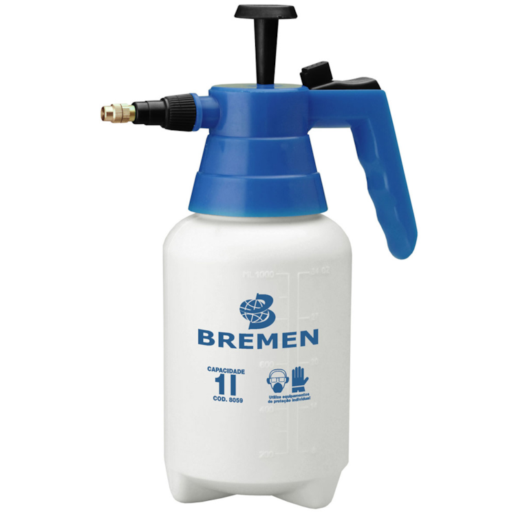 Pulverizador Manual 1L Com Compressão BREMEN-8059