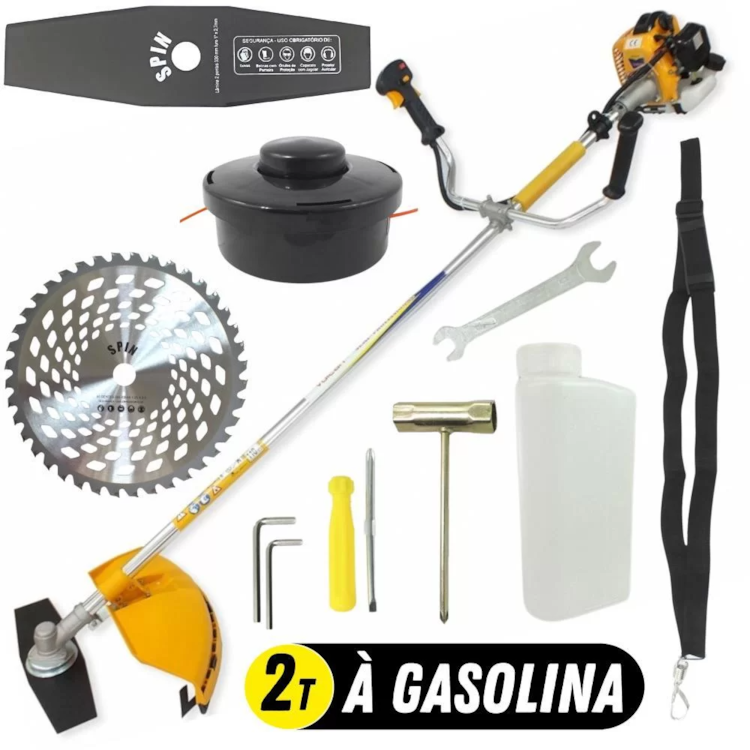 Roçadeira Lateral à Gasolina 2T 26CC 0,9HP Profissional VR260H - VULCAN-56716