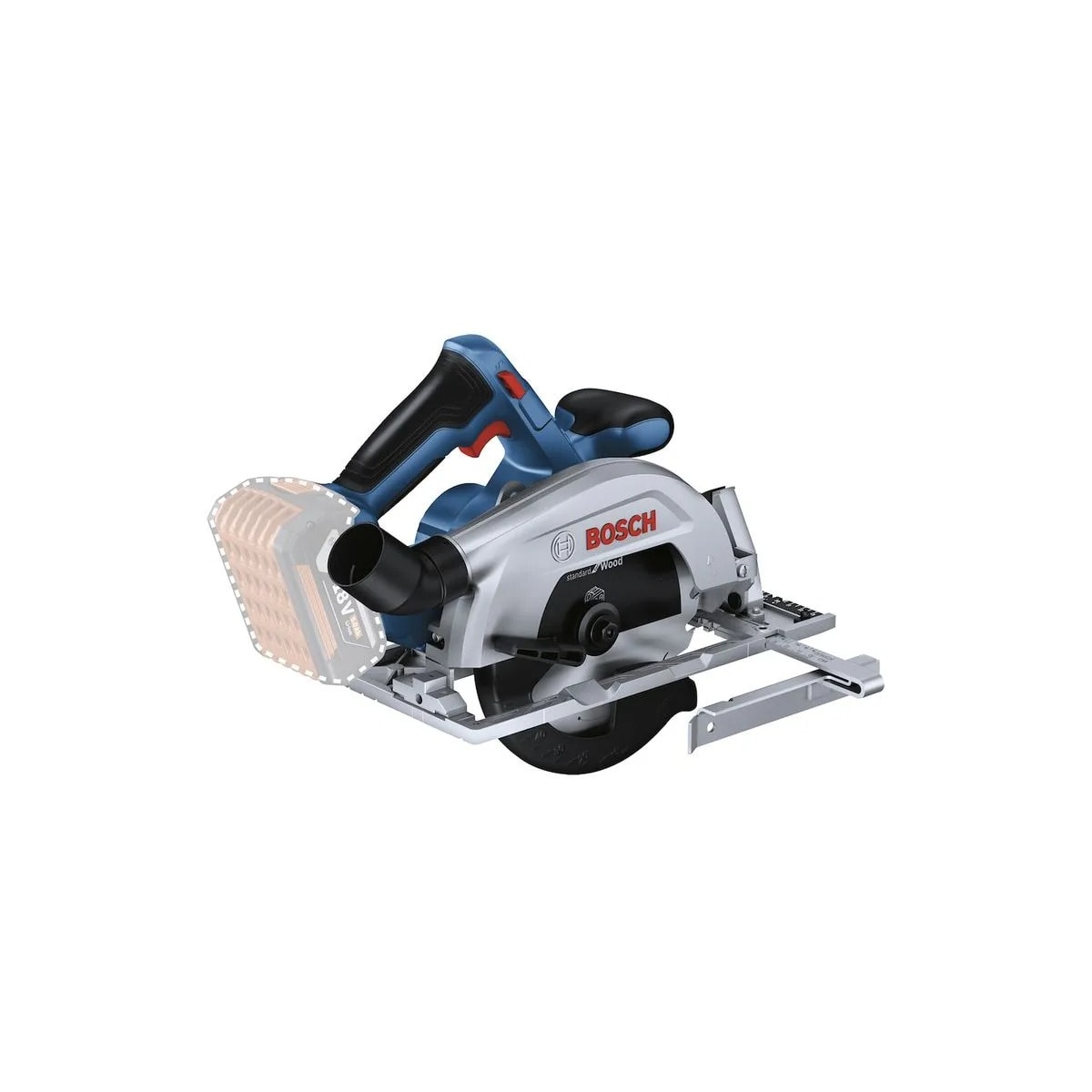 Serra Circular GKS 185-LI à Bateria 18V Profissional sem Bateria e com 1 Disco - BOSCH-06016C12E1