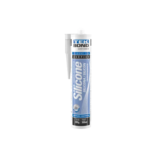 Silicone Acético Transparente 280g - TEKBOND-22034002000